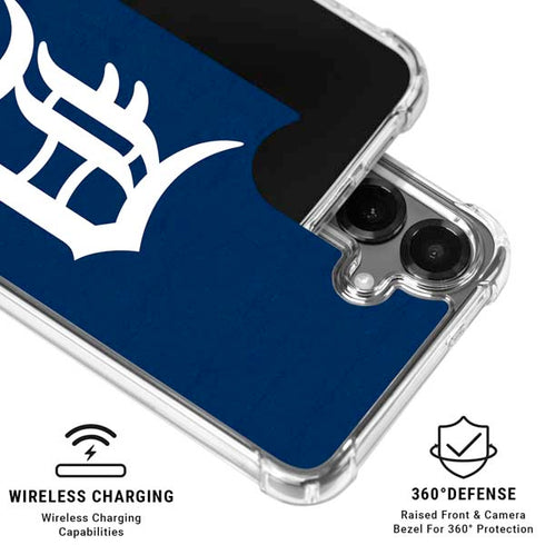 MLB Detroit Tigers - Solid Distressed Galaxy S26 Plus Clear Case