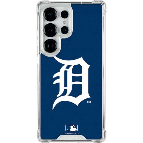 MLB Detroit Tigers - Solid Distressed Galaxy S26 Ultra Clear Case