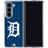 MLB Detroit Tigers - Solid Distressed Galaxy Z Fold5 5G Clear Case