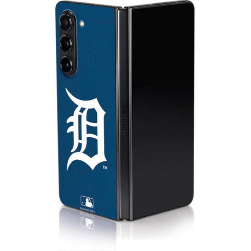 MLB Detroit Tigers - Solid Distressed Galaxy Z Fold5 5G Skin