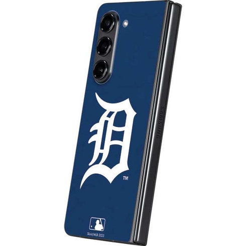 MLB Detroit Tigers - Solid Distressed Galaxy Z Fold5 5G Skin