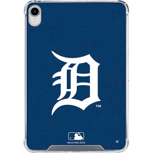 MLB Detroit Tigers - Solid Distressed iPad 11th Gen (2025) Clear Case