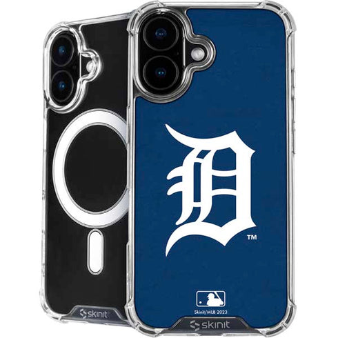 MLB Detroit Tigers - Solid Distressed iPhone 16 MagSafe Case