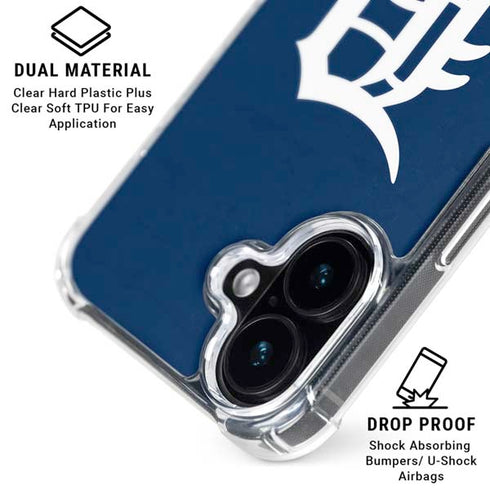 MLB Detroit Tigers - Solid Distressed iPhone 16 MagSafe Case
