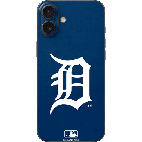 MLB Detroit Tigers - Solid Distressed iPhone 16 Plus Skin