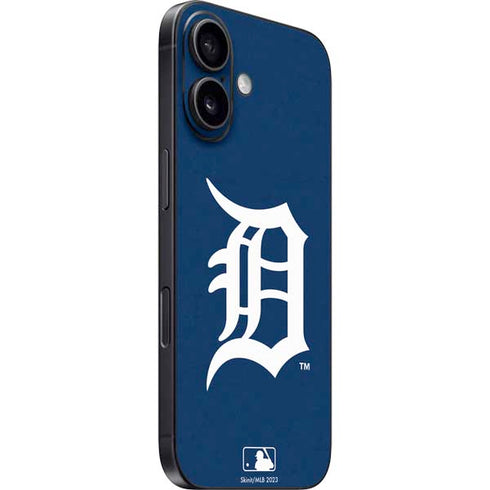 MLB Detroit Tigers - Solid Distressed iPhone 16 Plus Skin