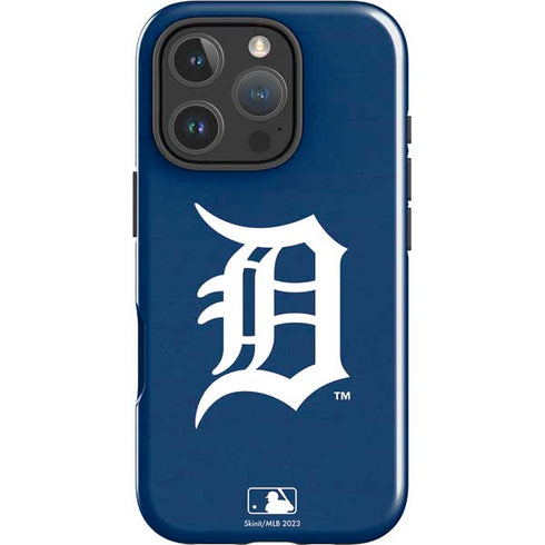 MLB Detroit Tigers - Solid Distressed iPhone 16 Pro Impact Case