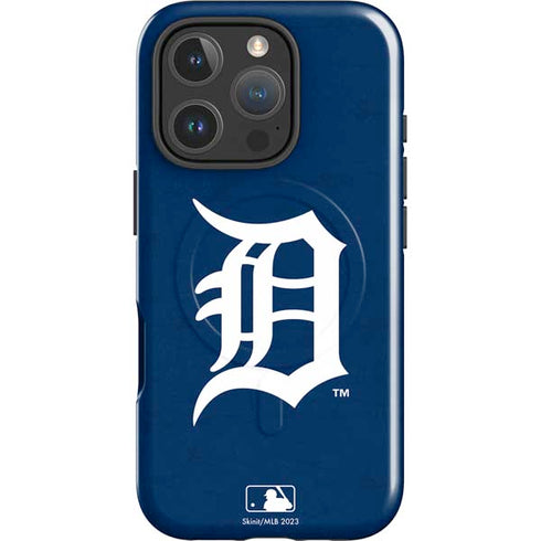 MLB Detroit Tigers - Solid Distressed iPhone 16 Pro Magsafe Impact Case