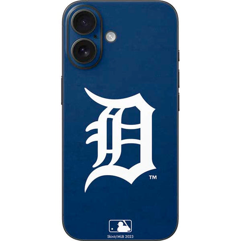 MLB Detroit Tigers - Solid Distressed iPhone 16 Skin