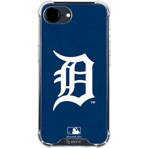 MLB Detroit Tigers - Solid Distressed iPhone 16e Clear Case
