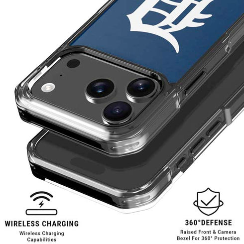 MLB Detroit Tigers - Solid Distressed iPhone 18 Pro Clear Case