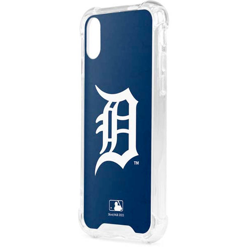 MLB Detroit Tigers - Solid Distressed iPhone XS Clear Case