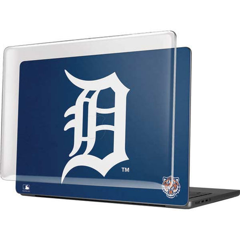 MLB Detroit Tigers - Solid Distressed MacBook Pro 14in (2021-24) Case plus Skin