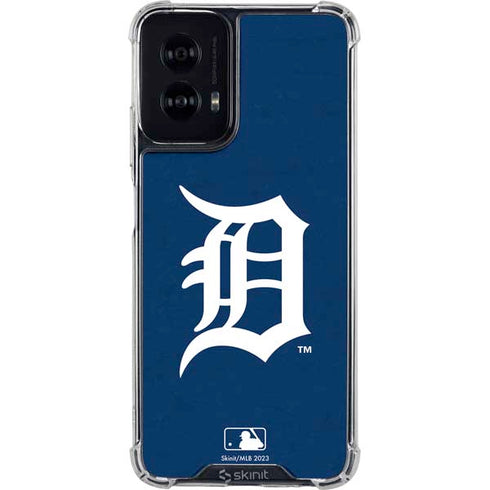 MLB Detroit Tigers - Solid Distressed Moto G Power 5G (2024) Clear Case