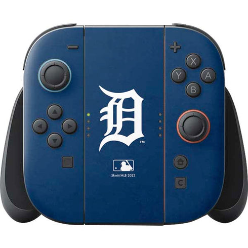 MLB Detroit Tigers - Solid Distressed Nintendo Switch 2 (2025) Joy-Con Controller Skin