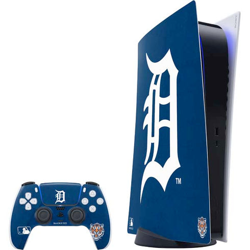 MLB Detroit Tigers - Solid Distressed PlayStation PS5 Skins