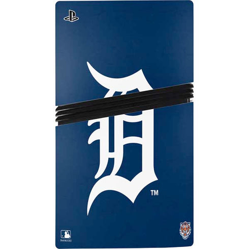 MLB Detroit Tigers - Solid Distressed PS5 Pro Disk Bundle Skin