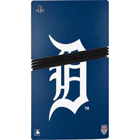 MLB Detroit Tigers - Solid Distressed PS5 Pro Disk Console Skin