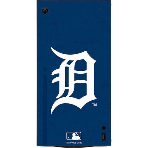 MLB Detroit Tigers - Solid Distressed XBox Series X Digital Edition Console Skin