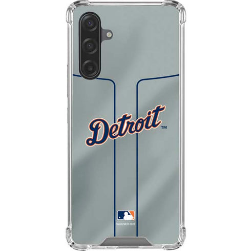 MLB Detroit Tigers Alternate/Away Jersey Galaxy A17 Clear Case