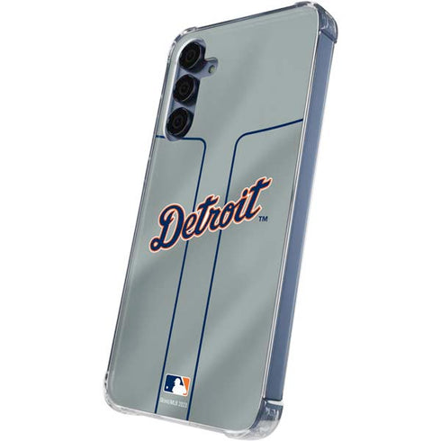 MLB Detroit Tigers Alternate/Away Jersey Galaxy A35 5G Clear Case