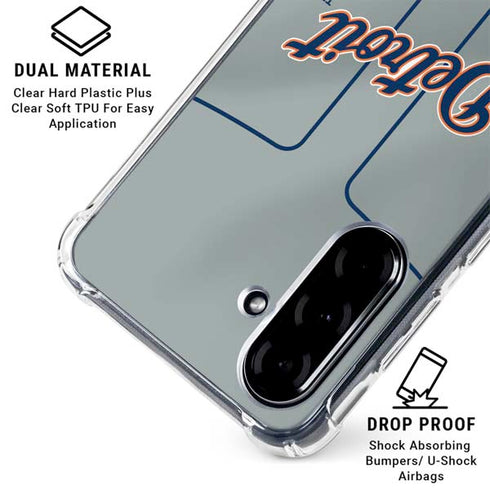 MLB Detroit Tigers Alternate/Away Jersey Galaxy A36 5G Clear Case