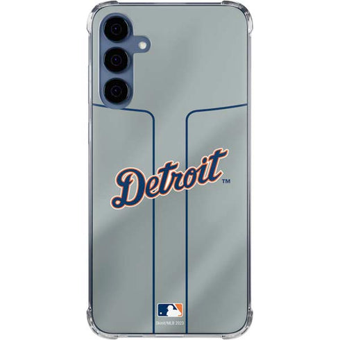 MLB Detroit Tigers Alternate/Away Jersey Galaxy A55 5G Clear Case