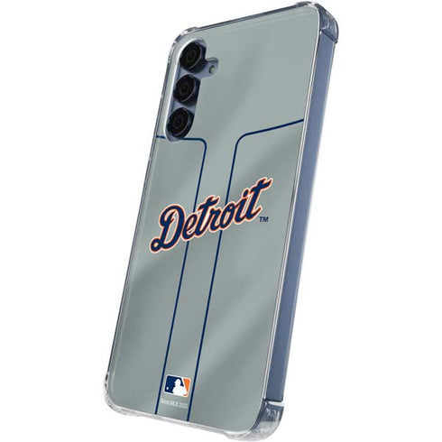 MLB Detroit Tigers Alternate/Away Jersey Galaxy A55 5G Clear Case