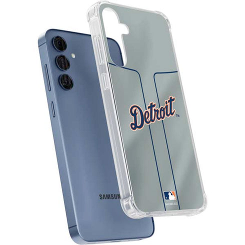 MLB Detroit Tigers Alternate/Away Jersey Galaxy A55 5G Clear Case