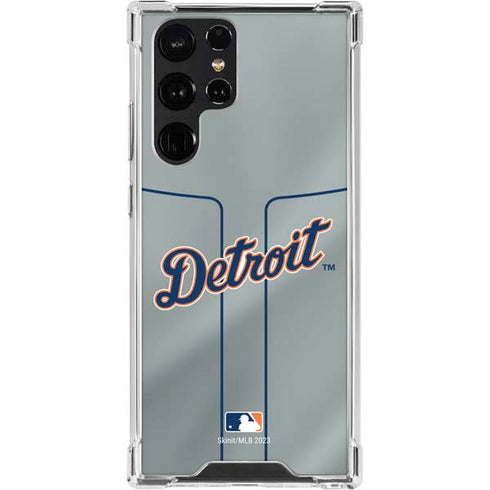 MLB Detroit Tigers Alternate/Away Jersey Galaxy S23 Ultra Clear Case