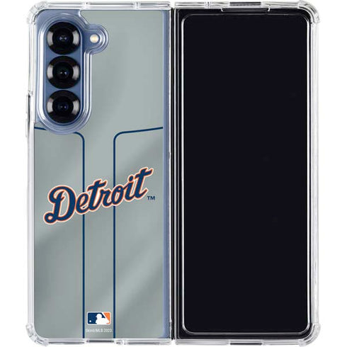 MLB Detroit Tigers Alternate/Away Jersey Galaxy Z Fold7 Clear Case