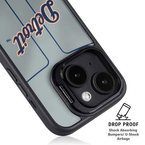 MLB Detroit Tigers Alternate/Away Jersey iPhone 15 Kickstand Case