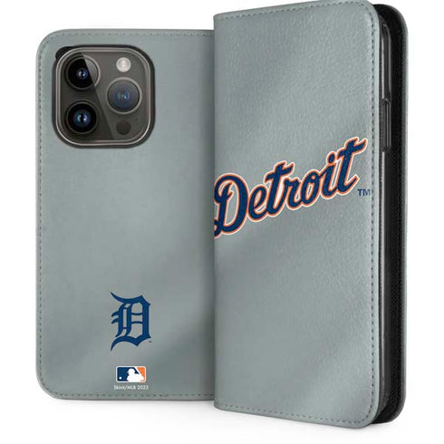 MLB Detroit Tigers Alternate/Away Jersey iPhone 15 Pro Folio Case