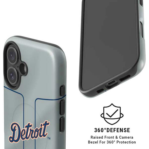 MLB Detroit Tigers Alternate/Away Jersey iPhone 16 Magsafe Impact Case