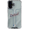 MLB Detroit Tigers Alternate/Away Jersey iPhone 16 Plus Clear Case