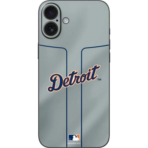 MLB Detroit Tigers Alternate/Away Jersey iPhone 16 Plus Skin