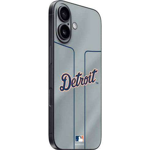 MLB Detroit Tigers Alternate/Away Jersey iPhone 16 Plus Skin