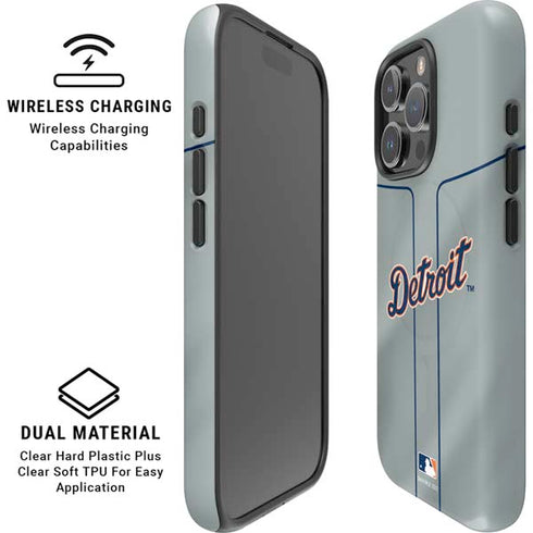 MLB Detroit Tigers Alternate/Away Jersey iPhone 16 Pro Magsafe Impact Case