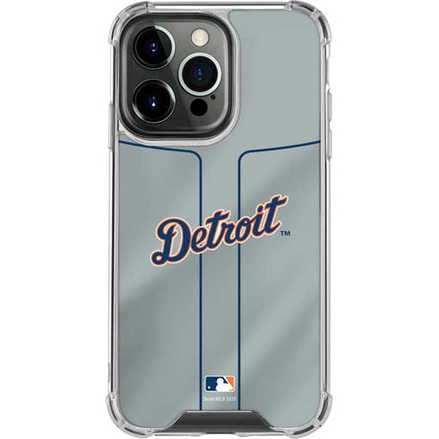 MLB Detroit Tigers Alternate/Away Jersey iPhone 16 Pro Max Clear Case