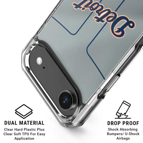 MLB Detroit Tigers Alternate/Away Jersey iPhone 17 Air Clear Case