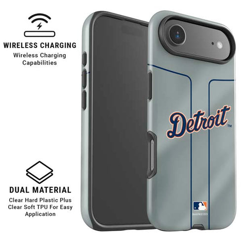 MLB Detroit Tigers Alternate/Away Jersey iPhone 17 Air Magsafe Impact Case