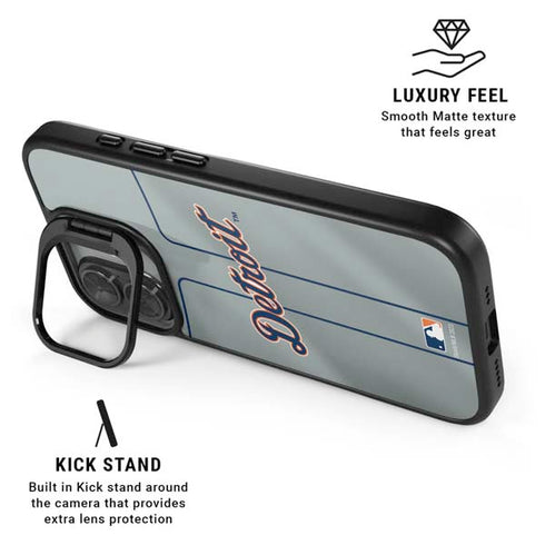 MLB Detroit Tigers Alternate/Away Jersey iPhone 17 Kickstand Case
