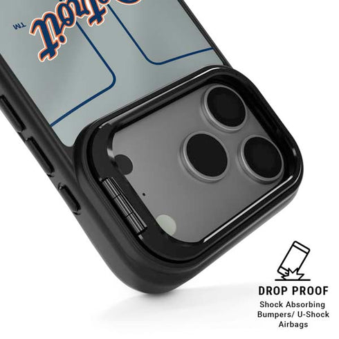 MLB Detroit Tigers Alternate/Away Jersey iPhone 17 Pro Kickstand Case