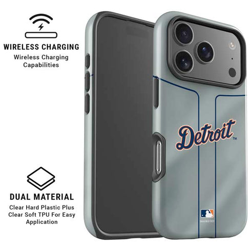 MLB Detroit Tigers Alternate/Away Jersey iPhone 17 Pro Magsafe Impact Case