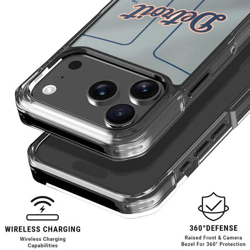 MLB Detroit Tigers Alternate/Away Jersey iPhone 18 Pro Clear Case