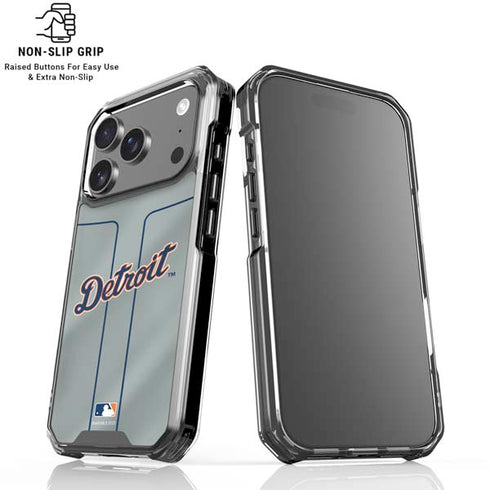 MLB Detroit Tigers Alternate/Away Jersey iPhone 18 Pro Clear Case