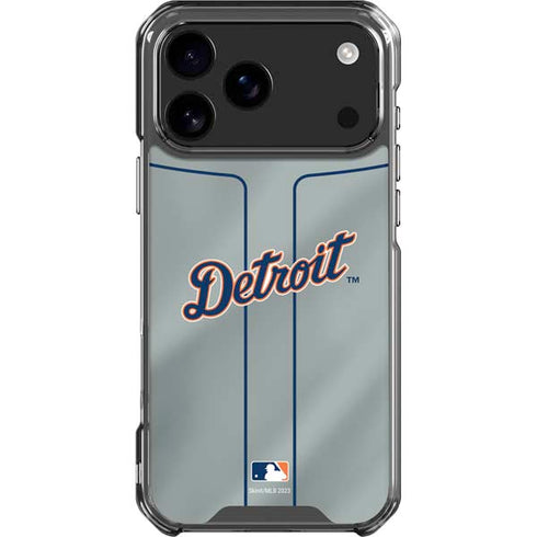 MLB Detroit Tigers Alternate/Away Jersey iPhone 18 Pro Max Clear Case