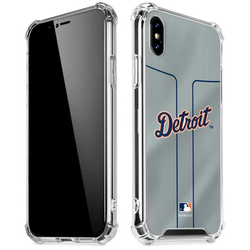 MLB Detroit Tigers Alternate/Away Jersey iPhone X/XS Clear Case