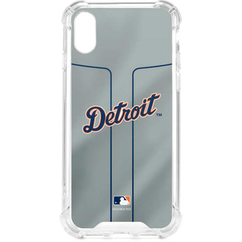 MLB Detroit Tigers Alternate/Away Jersey iPhone XS Clear Case