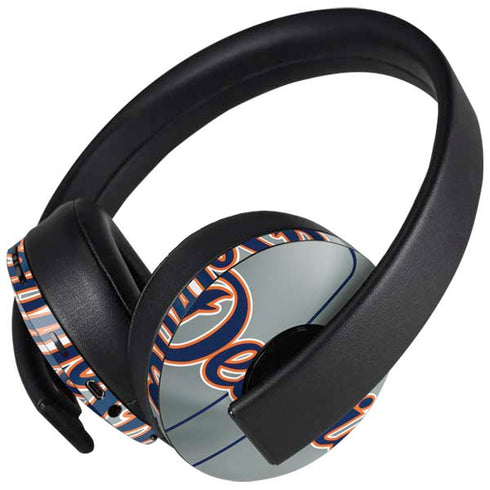 MLB Detroit Tigers Alternate/Away Jersey PlayStation 4 Gold Wireless Headset Skin